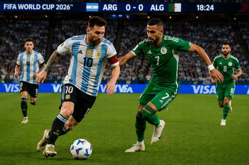 Argentinien vs Algerien Wett Tipp und Prognose zur WM 2026 mit realistischer Spielszene