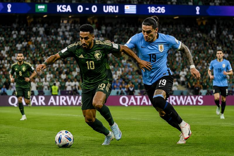 Saudi-Arabien vs Uruguay Wett Tipp und Prognose zur WM 2026 mit realistischer Spielszene