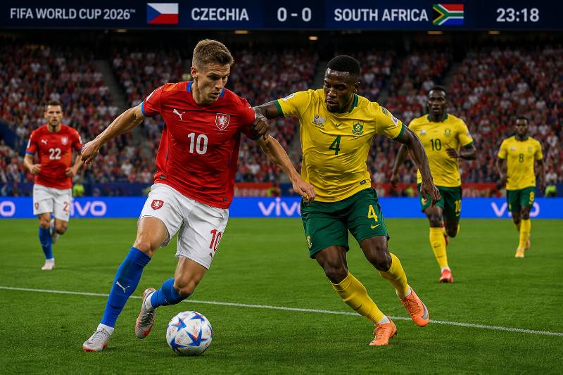 Tschechien vs Südafrika Wett Tipp und Prognose zur WM 2026 mit realistischer Spielszene