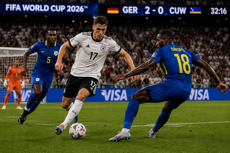Deutschland vs Curaçao Wett Tipp und Prognose mit realistischer Spielszene zur WM 2026