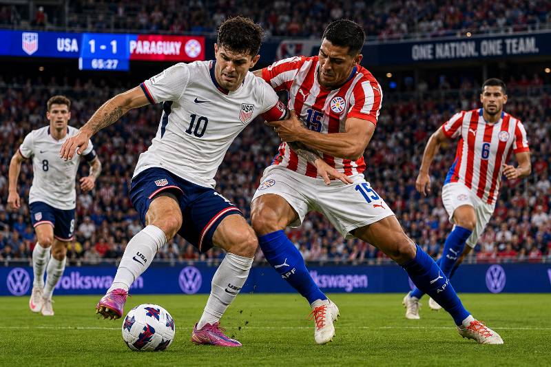 USA vs Paraguay Wett Tipp und Prognose mit Spielszene zur WM 2026