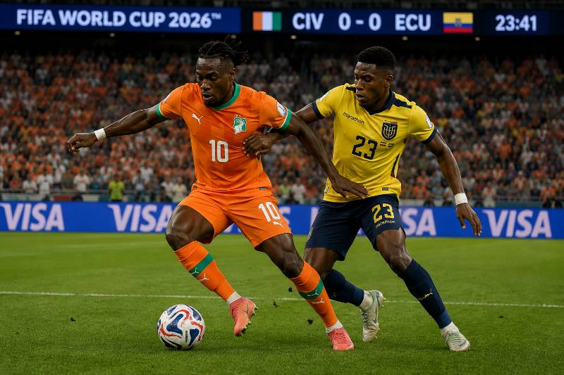 Elfenbeinküste vs Ecuador Wett Tipp und Prognose mit realistischer Spielszene zur WM 2026